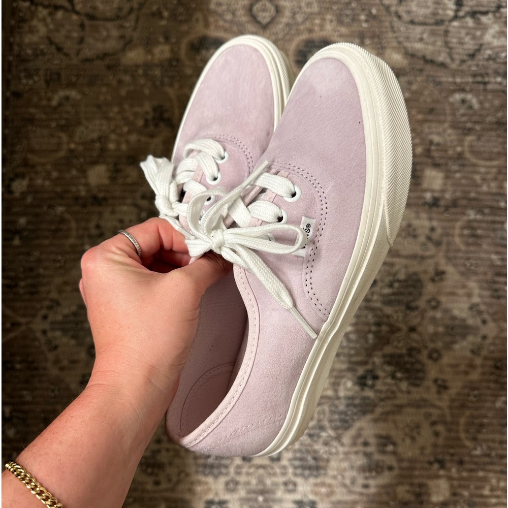 Lilac pig suede DUPONT water repellent vans